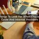 4 Things To Look For When Choosing Cable And Internet Providers